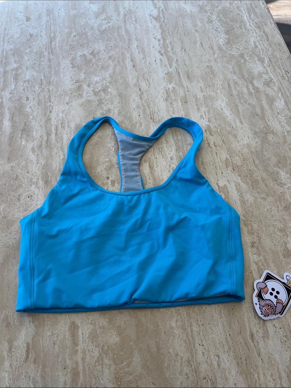 Jolyn Clothing Bright Turquoise Racerback Swim Top